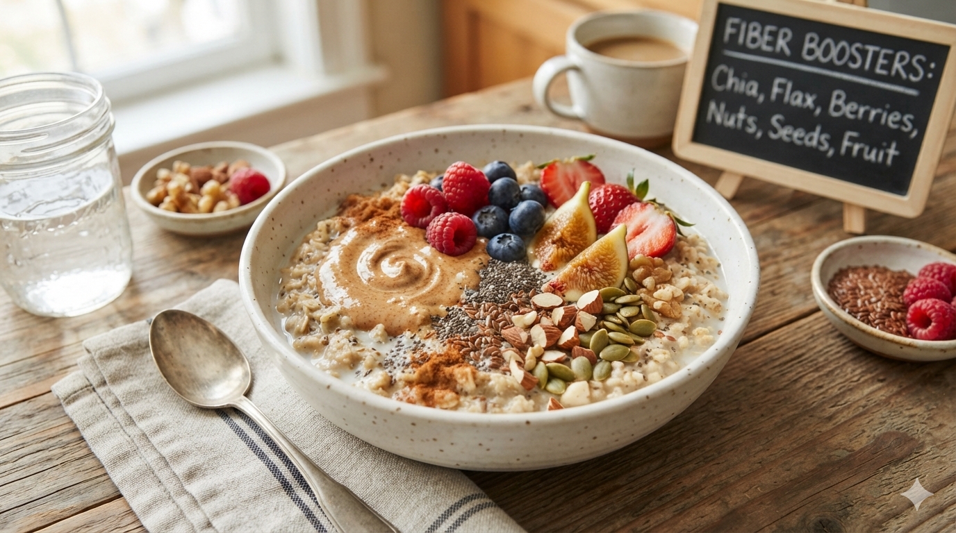 How to Add More Fiber to Morning Oats Without Protein Powder