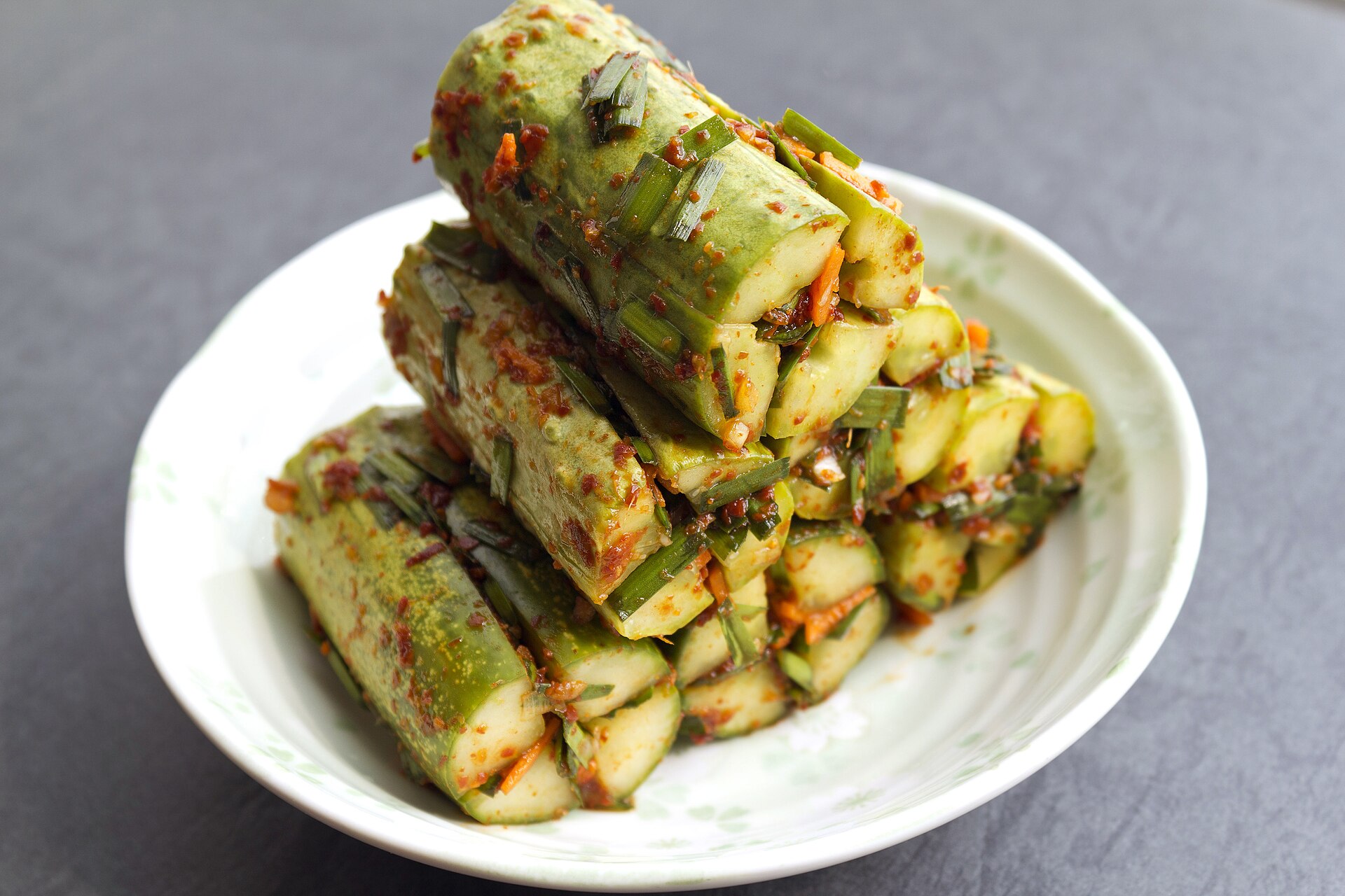 Stuffed Cucumber Kimchi (Oi Sobagi)