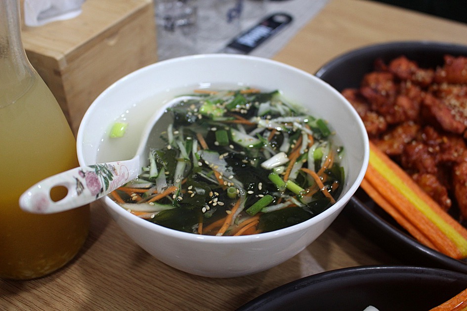 Korean Cucumber Cold Soup (Oi Naengguk)